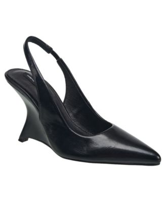 French Connection Women's Shia Slingback Wedge Heel