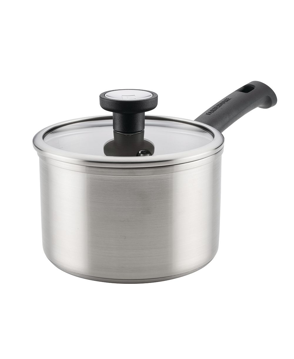 Farberware Сотейник из нержавеющей стали TrueCook с крышкой, 2-Quart