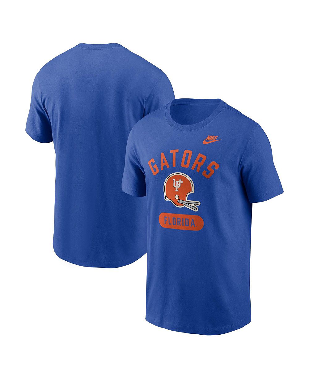 Men's Nike Royal Florida Gators Legacy Arch Helmet T-Shirt