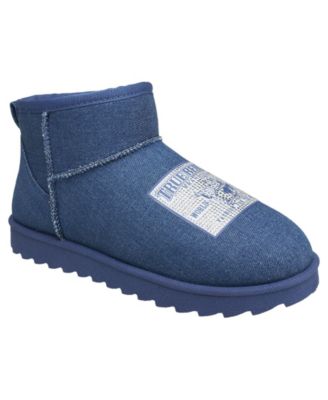 True Religion женские сапоги из искусственной замши с логотипом