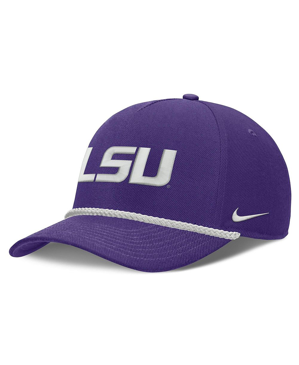 Men's and Women's Nike Purple LSU Tigers Rope Rise Adjustable Hat