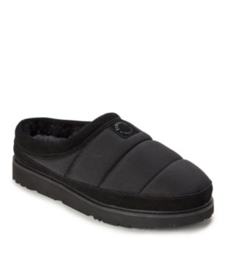 Dearfoams Men's Grafton Sport Nylon Puff Clog Water Repellent Slippers