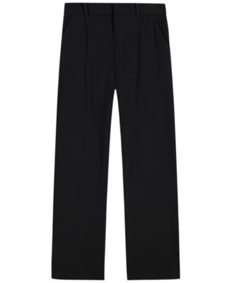 Calvin Klein Girls' 7-16 Refined Stretch Tailored Wide-Leg Pants