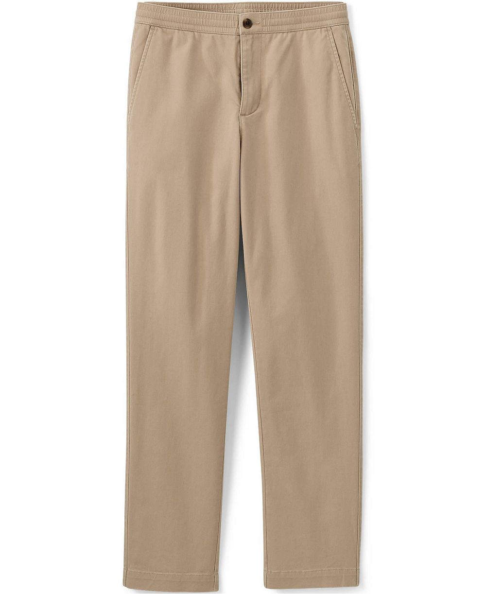 Lands' End Мужские брюки с эластичным поясом