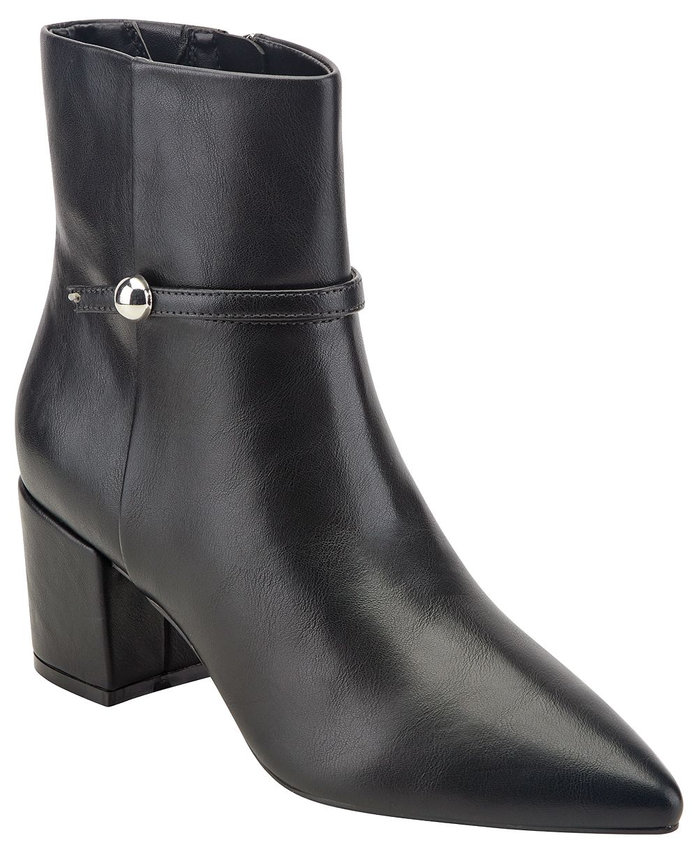 Marc Fisher Women's Jalysa Block Heel Pointed Toe Booties