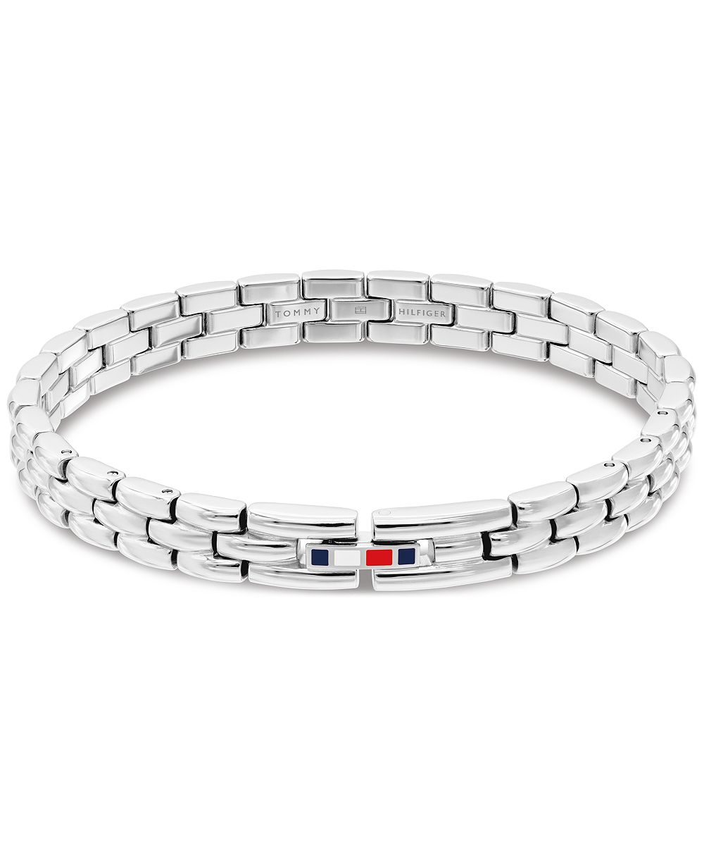 Tommy Hilfiger Women's Mia Silver-Tone Stainless Steel Bracelet