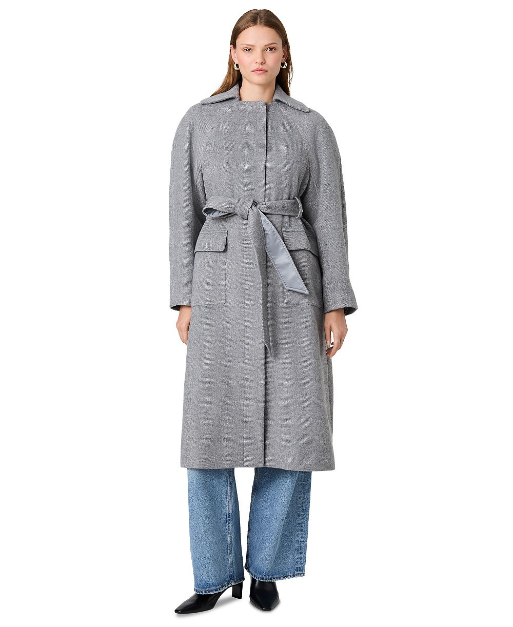 Женское пальто French Connection Gabriella Twill Belted Relaxed