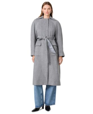 Женское пальто French Connection Gabriella Twill Belted Relaxed