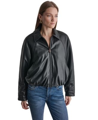 BCBG Women's Oversized Bubble Hem Jacket