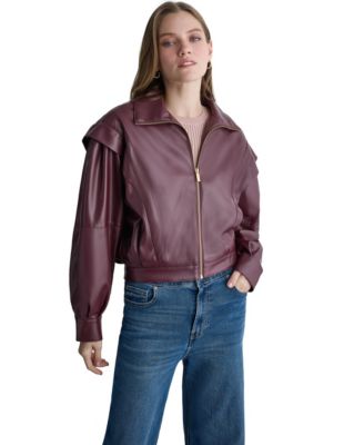 BCBG Women's Moto Faux Leather Jacket