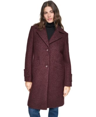 Andrew Marc Women's Regine Slim Wool-Blend Boucle Coat