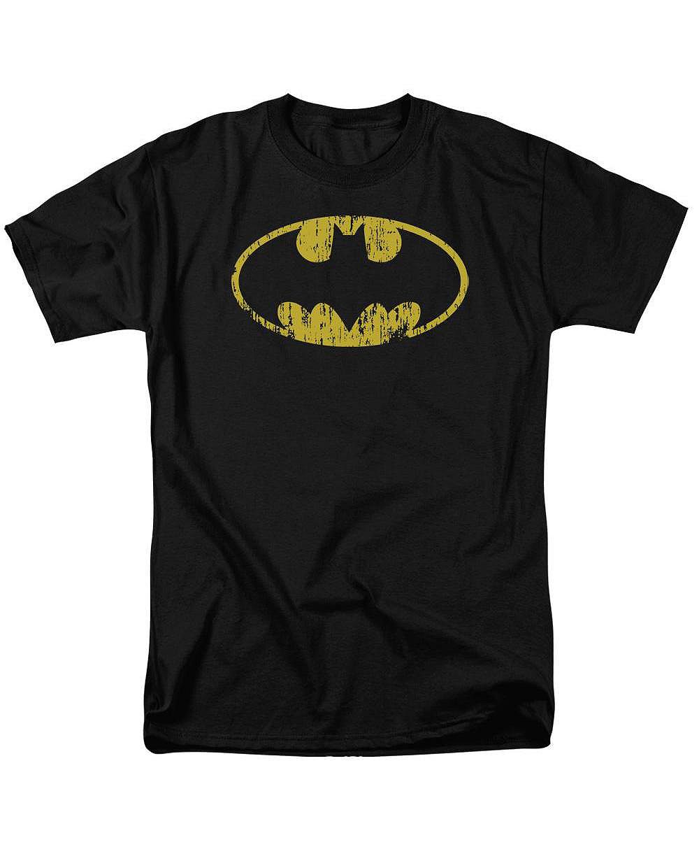 Batman Big & Tall Classic Logo Distressed T-Shirt