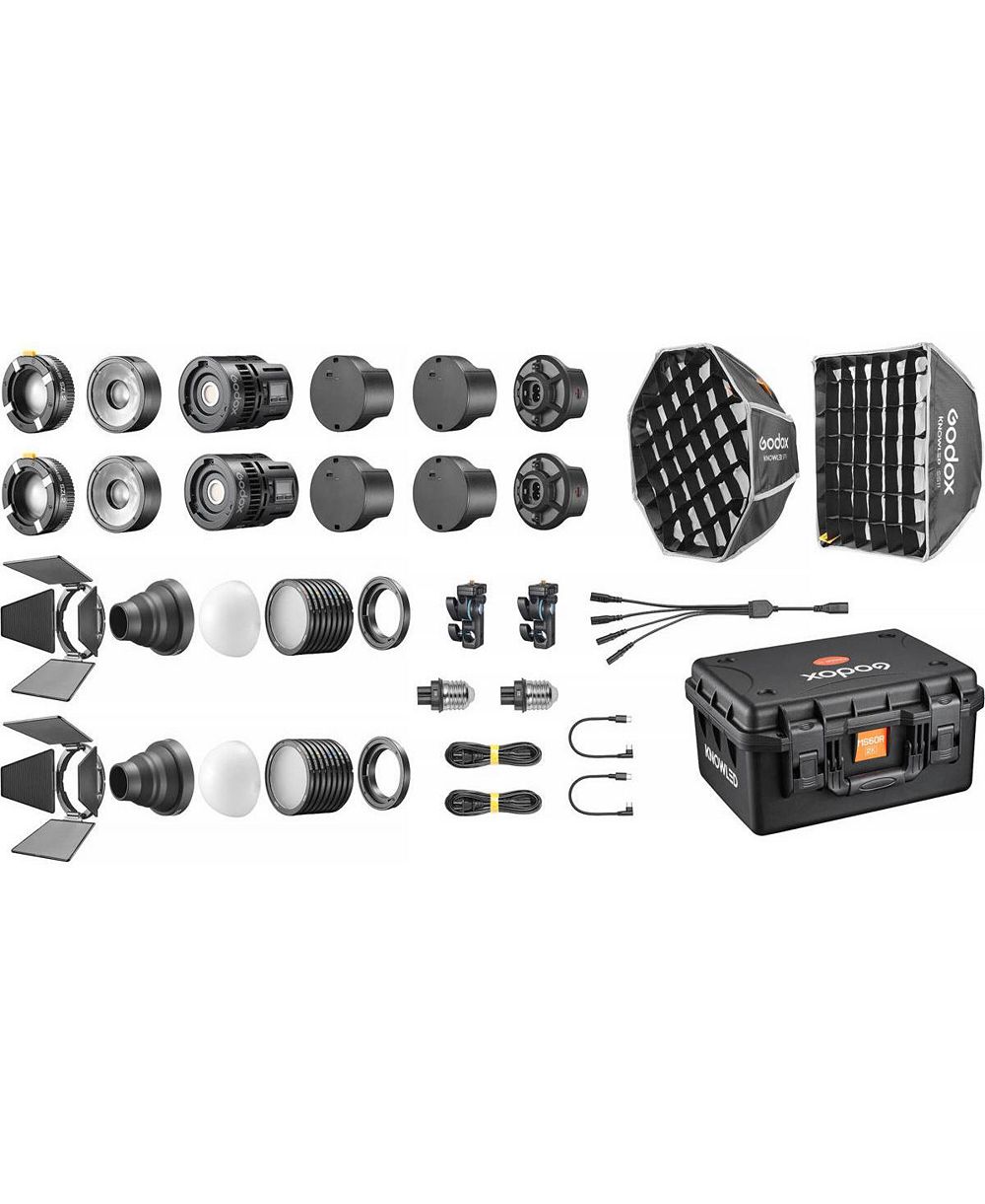 Godox MS60R KNOWLED RGB 2-Light LED Kit with Bluetooth