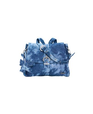 Desigual женская средняя джинсовая сумка