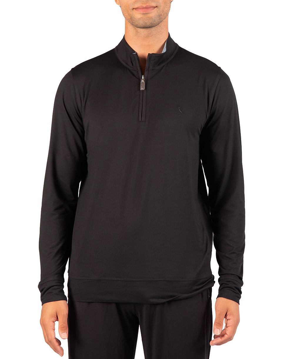 Tailorbyrd Men's Brushed Melange Quarter Zip