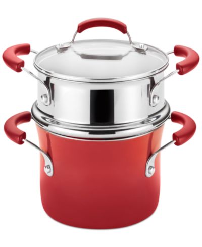 Cucina антипригарная кастрюля для соуса 3-квартовые с пароваркой и крышкой