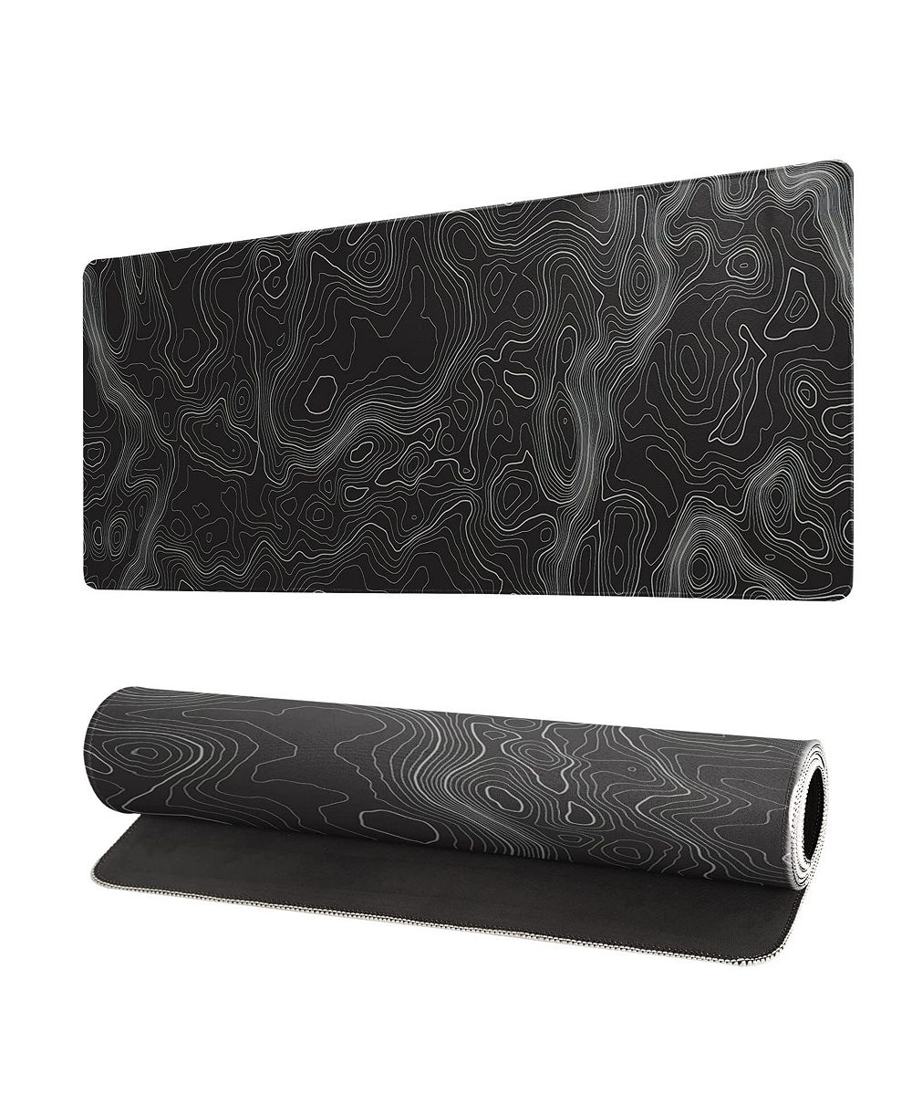 Lofree Extended Topographic Contour Gaming Non-Slip Desk Pad Compatible with Laptops, Keyboards, and Mice