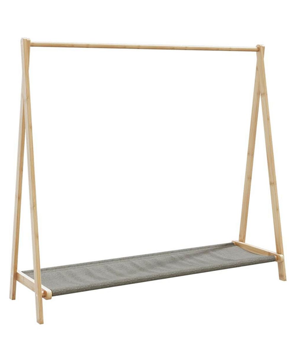 vidaXL Clothes Rack with Shelves 41.7"x13.4"x40.2" Bamboo
