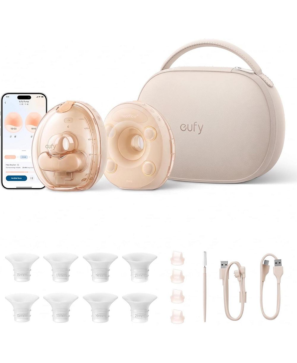 Портативный электрический молокоотсос eufy Security S2 Pro с функцией массажа