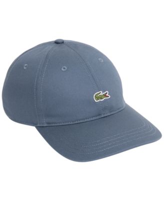 Lacoste Мужская регулируемая бейсболка из твила