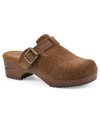 White Mountain Women's Bistros Platform Mule Clogs