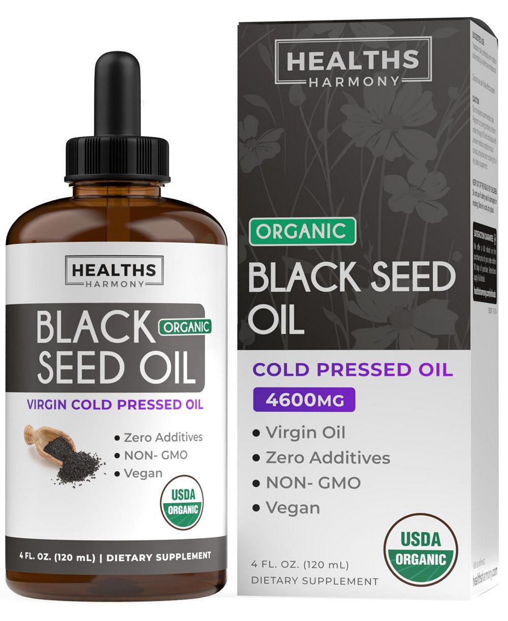 Жидкое масло семян Healths Harmony, холодного отжима Nigella Sativa, 8 fl oz
