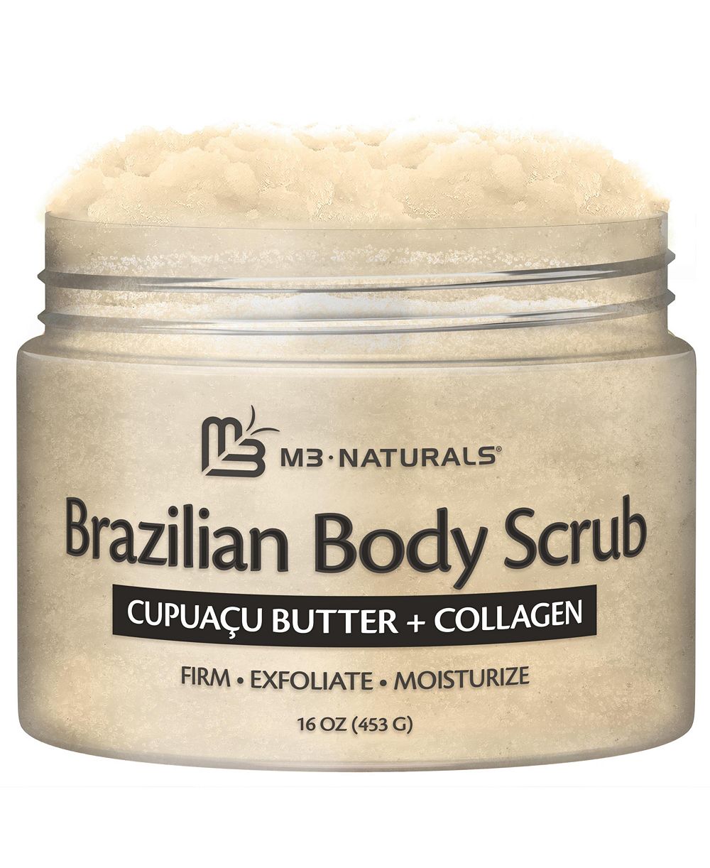Бразильский скраб для тела M3 Naturals, 16 унций