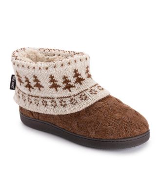 MUK LUKS Women's Rochelle Bootie Slippers