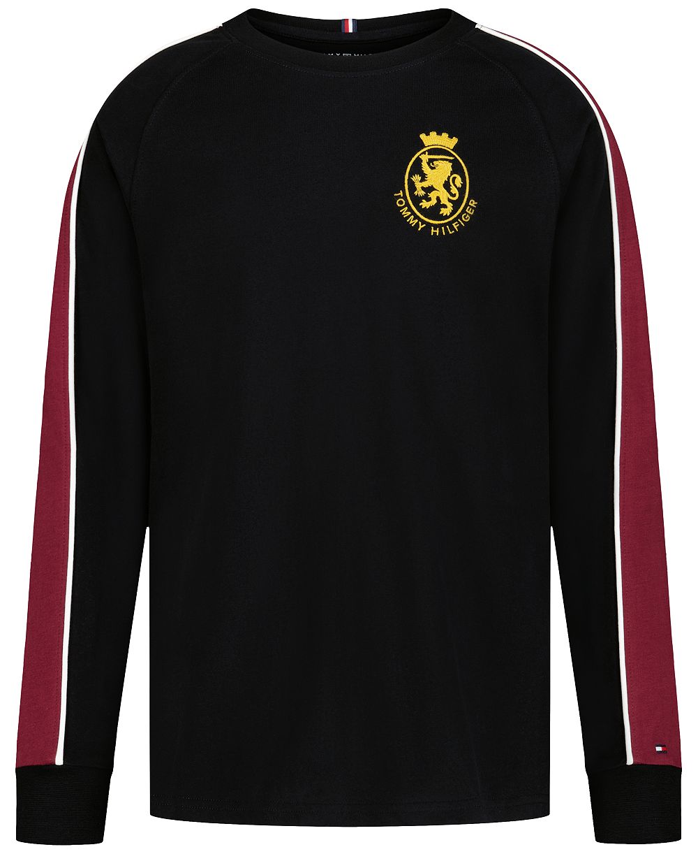 Tommy Hilfiger Boys' 8-20 Griffin Lockup Long-Sleeve Raglan T-Shirt, Created for Macy's