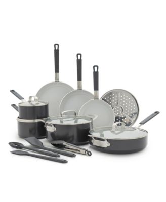 GreenPan Bobby Flay Ceramic Nonstick 16-Piece Cookware Set