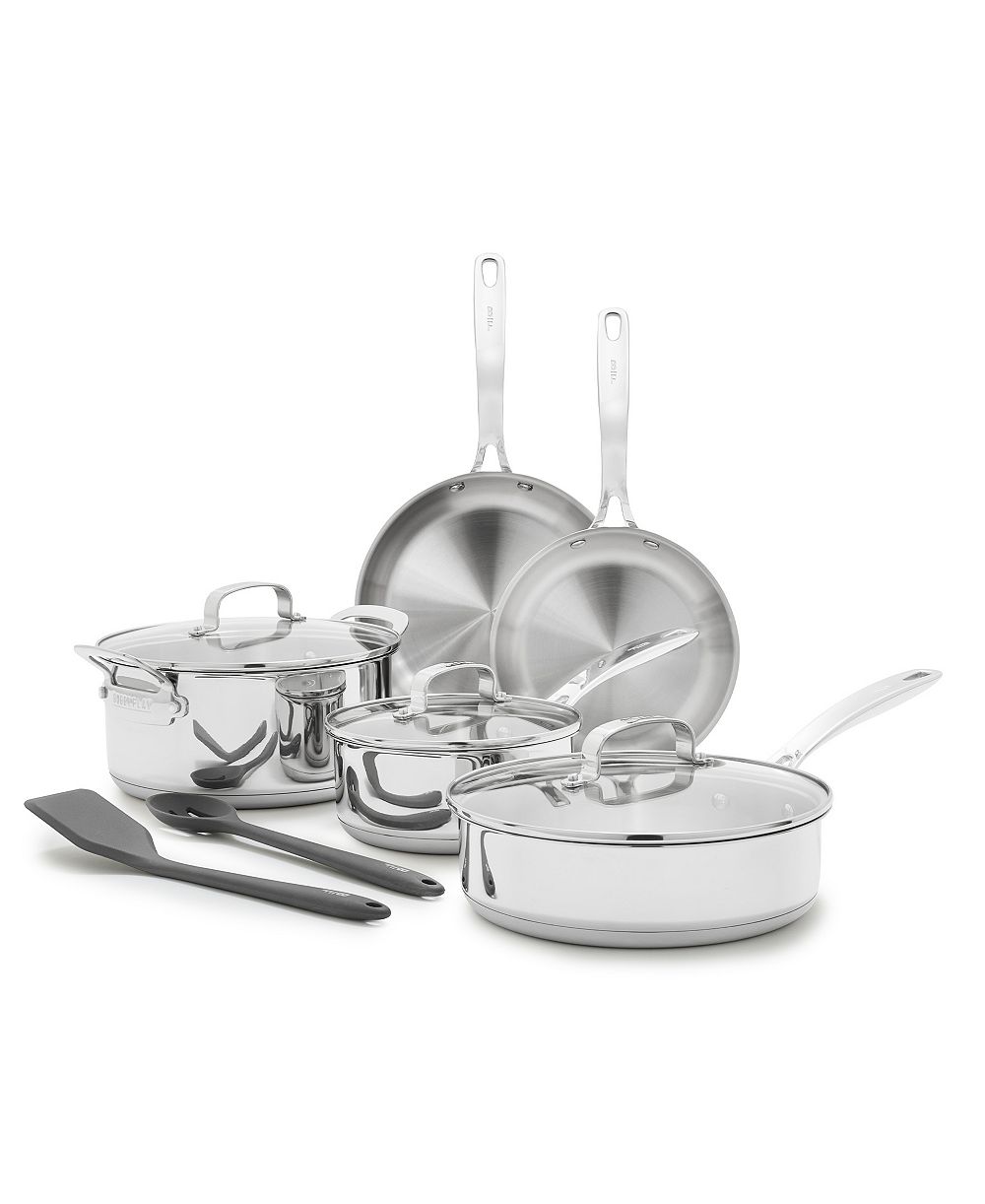 GreenPan Bobby Flay набор посуды из нержавеющей стали, 10 предметов