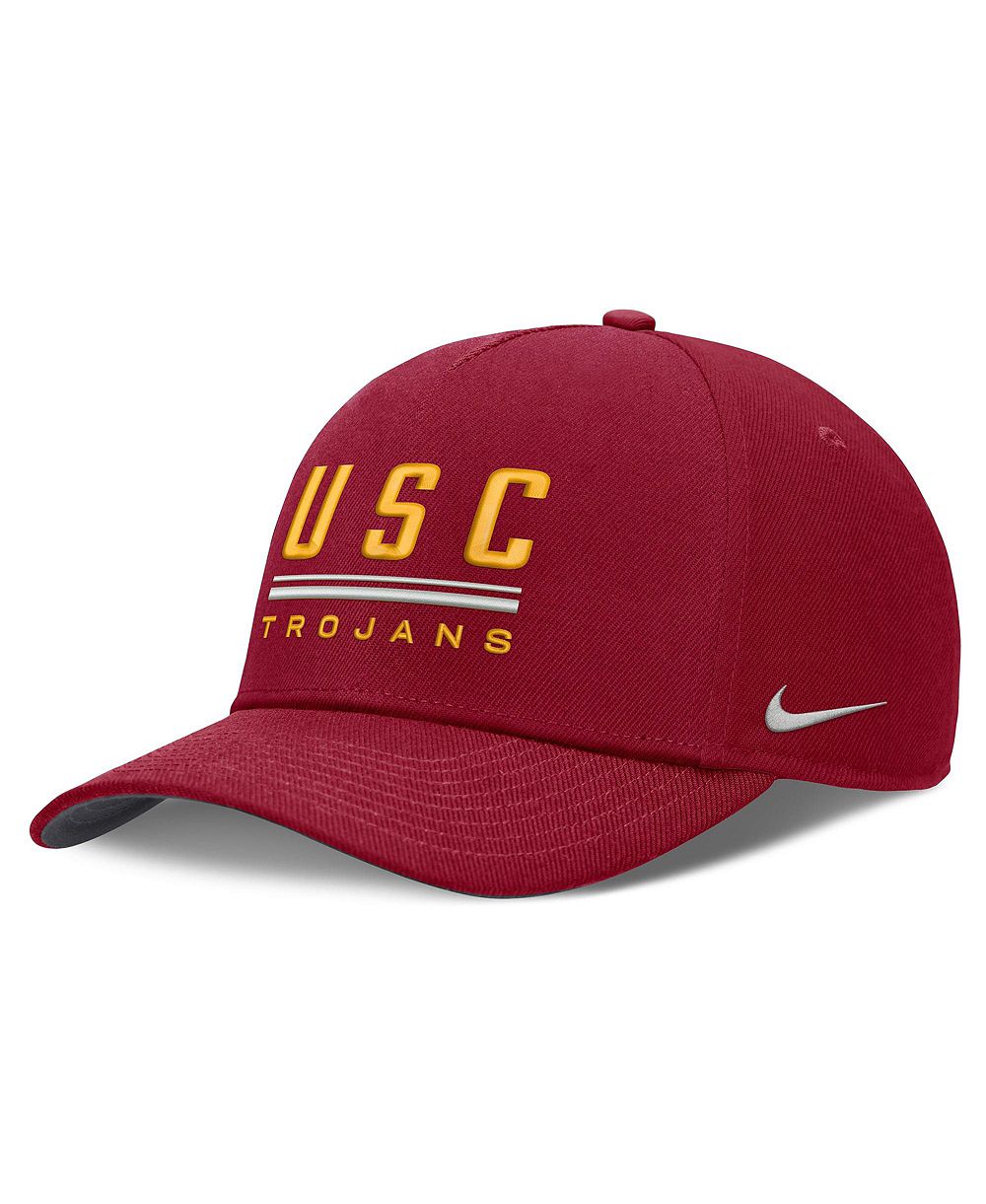 Мужская кепка Nike Cardinal USC Trojans 2026 Sideline Dri-FIT Rise Adjustable