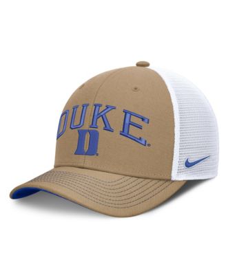 Кепка Nike Beige/Royal Duke Blue Devils Primetime Arched Trucker Adjustable Мужской и Женский