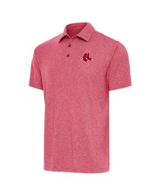 Мужская рубашка поло Antigua Boston Red Sox Par Heather Red
