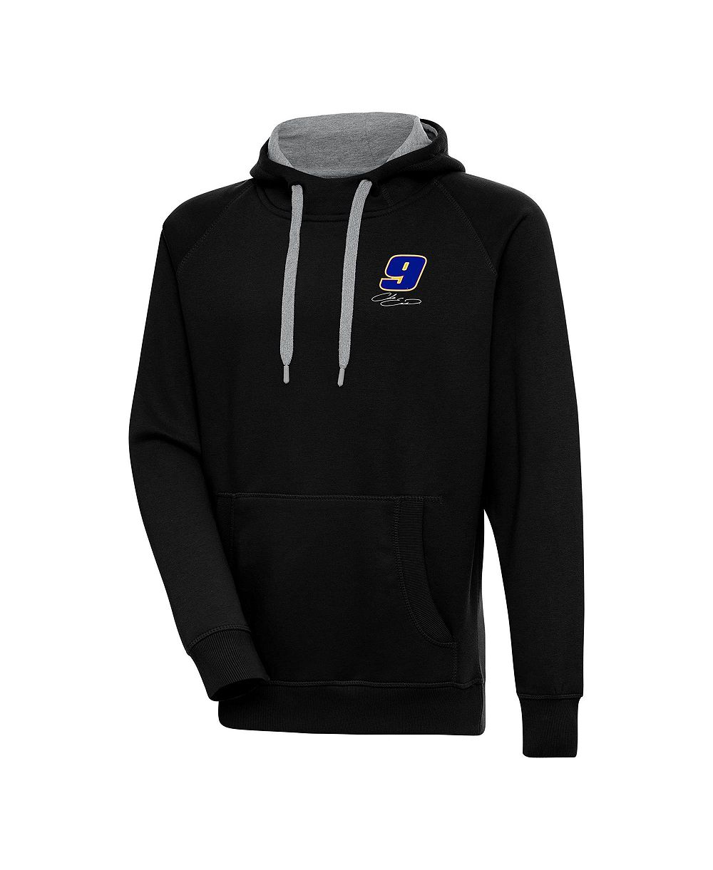 Мужское худи Antigua Chase Elliott Victory Pullover Black