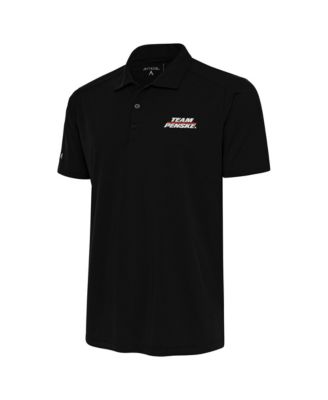 Мужская рубашка-поло Antigua Black Team Penske Tribute