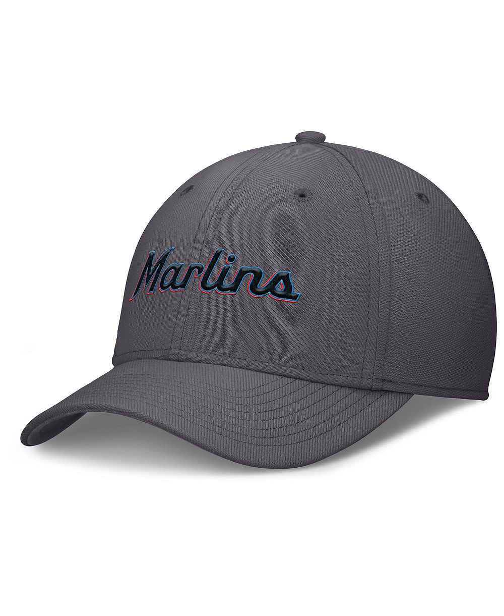 Nike Мужская кепка Performance Flex Miami Marlins, серая