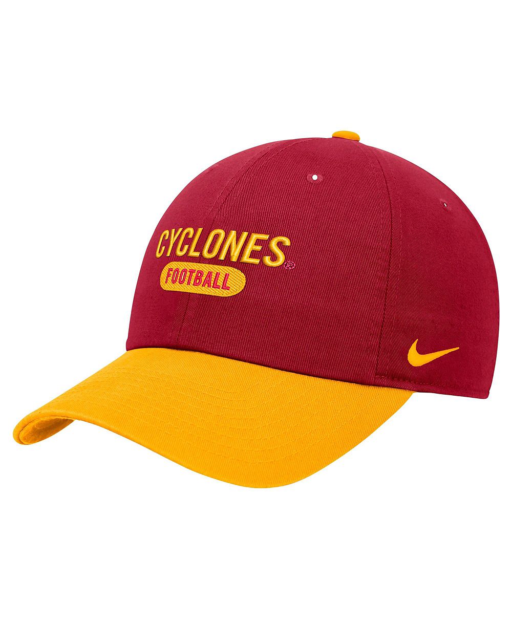 Мужская регулируемая кепка Nike Cardinal Iowa State Cyclones Color Block Club