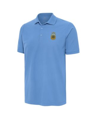 Мужская рубашка-поло Antigua Powder Blue Argentina National Team Legacy Pique