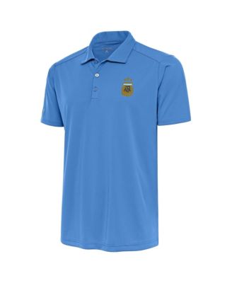 Поло Antigua Men's Powder Blue Argentina National Team Tribute
