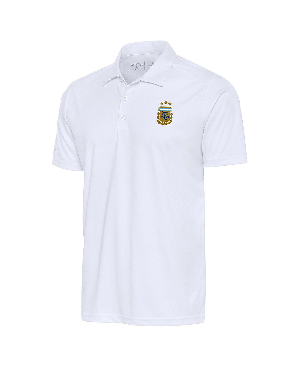 Antigua Men's White Argentina National Team Tribute Polo Shirt