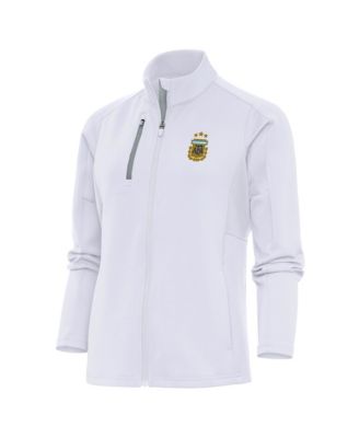 Женская куртка Antigua Women's White Argentina National Team на молнии