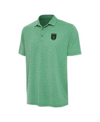 Antigua Мужская рубашка поло Austin FC Heather Green