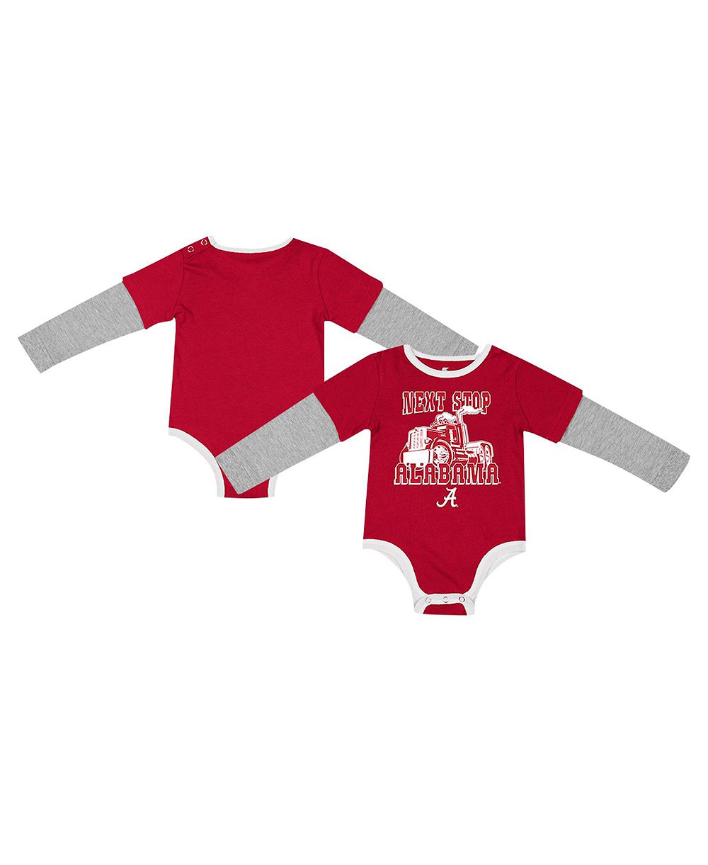 Детский боди Colosseum Cardinal Alabama Crimson Tide Next Stop Long sleeves
