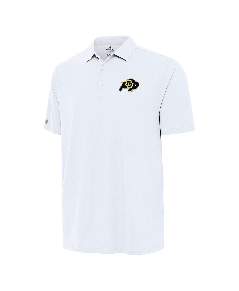 Мужская рубашка-поло Antigua White Colorado Buffaloes Era