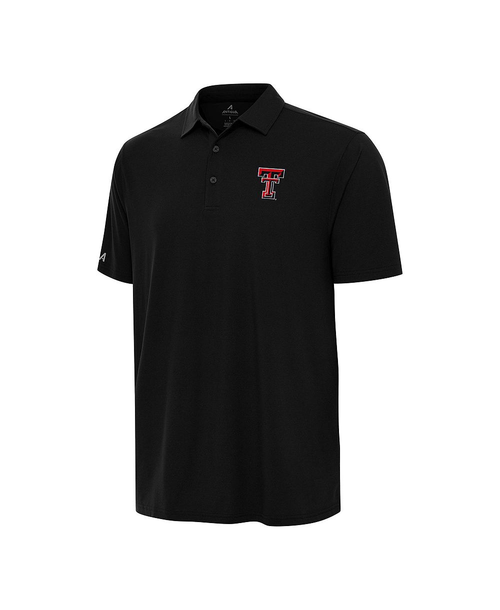 Antigua Men's Black Texas Tech Red Raiders Era Polo Shirt