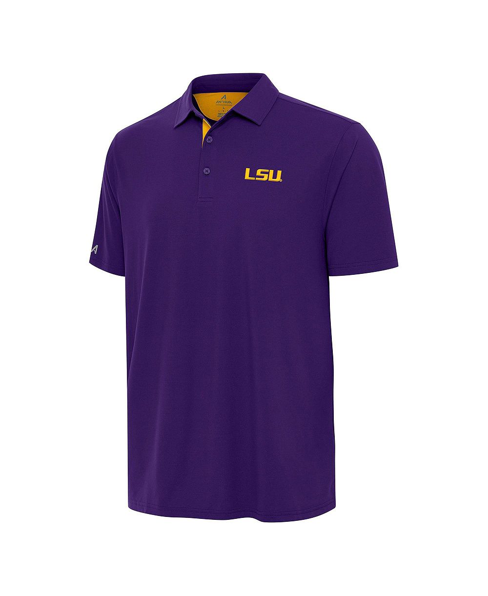 Мужская поло-рубашка Era фиолетового цвета с логотипом LSU Tigers, Antigua