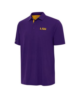 Мужская поло-рубашка Era фиолетового цвета с логотипом LSU Tigers, Antigua