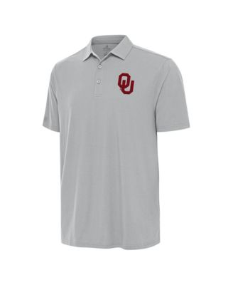 Мужская рубашка-поло Antigua Oklahoma Sooners Era Gray