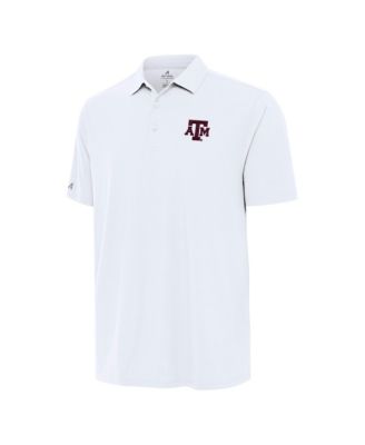 Мужская рубашка-поло Antigua White Texas A&M Aggies Era